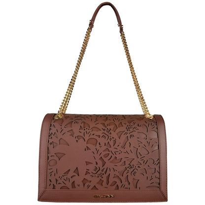 Baldinini Trend Bruine Kalfsleren Dames Crossbody Tas