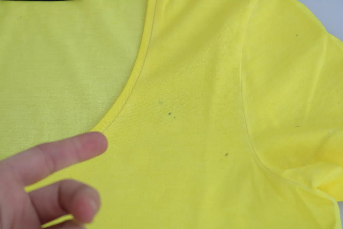 Dsquared² T-shirt Jaune à Col Rond et Manches Courtes - Blouse Authentique