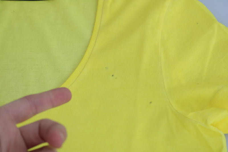 Dsquared² T-shirt Jaune à Col Rond et Manches Courtes - Blouse Authentique