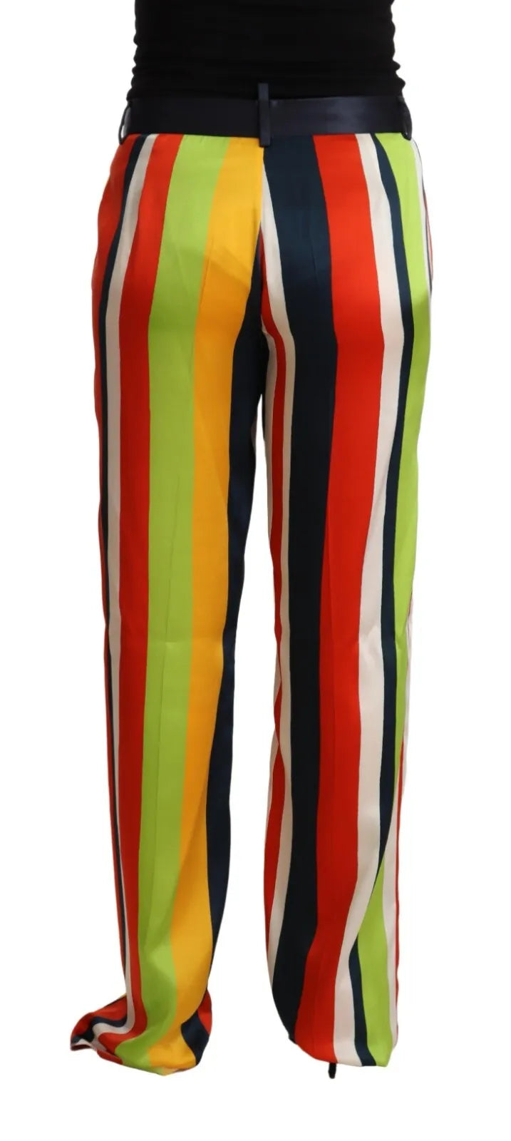 Pantalon droit à rayures multicolores Dsquared²