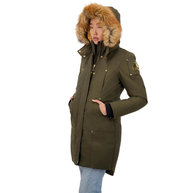 Manteau en coton Army pour femmes Moose Knuckles - Parka d'hiver luxueuse