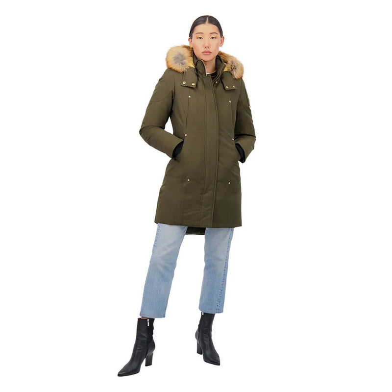 Manteau en coton Army pour femmes Moose Knuckles - Parka d'hiver luxueuse