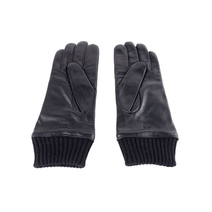 Cavalli Class Zwarte Lamsleren Herenhandschoen