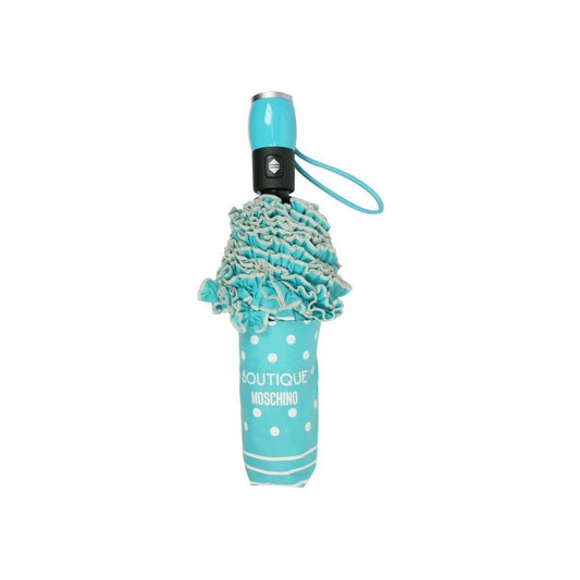 Parapluie femme en polyester bleu Boutique Moschino