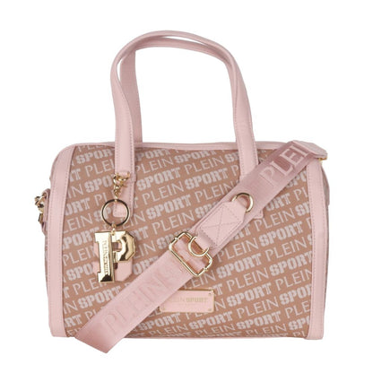 Sac bandoulière Plein Sport Chic en éco-cuir rose