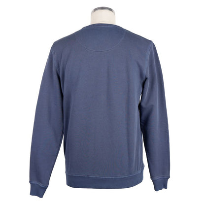Pull en coton bleu pour homme Refrigiwear avec poche poitrine