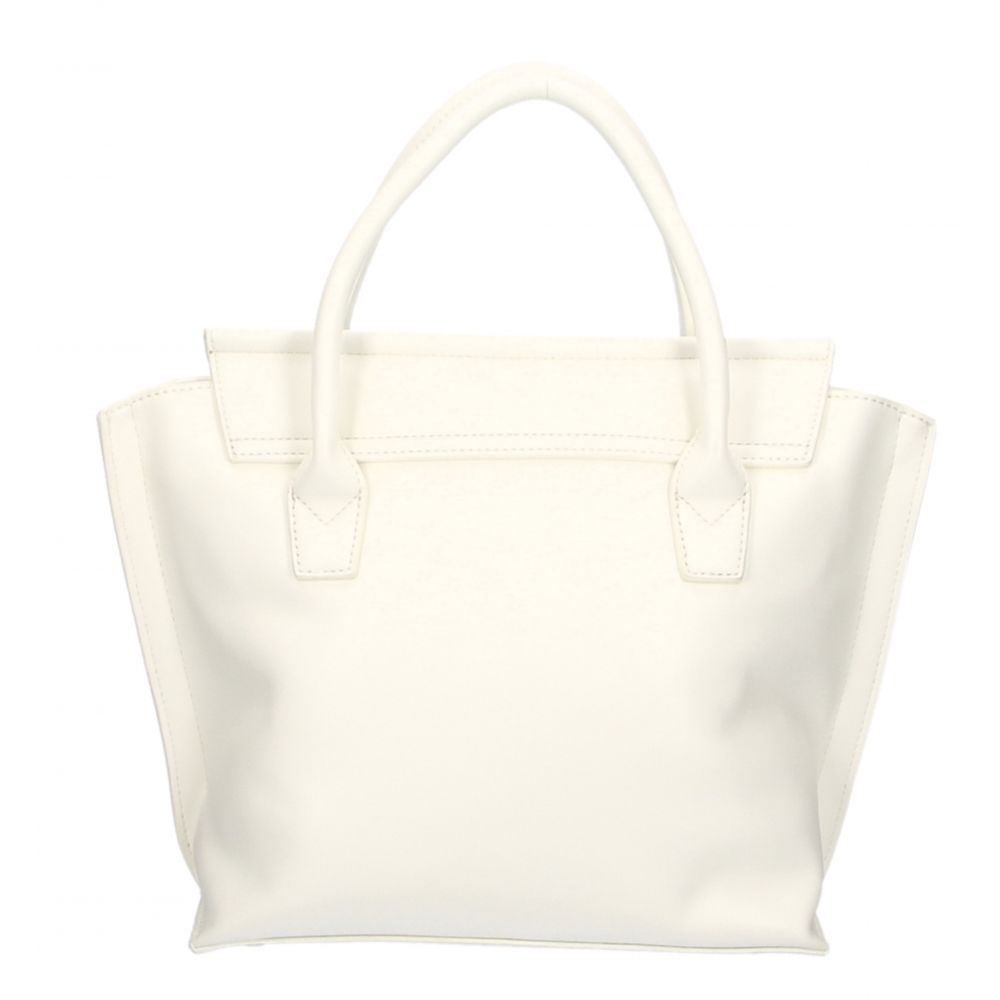Sac à main élégant Plein Sport blanc avec fermeture magnétique