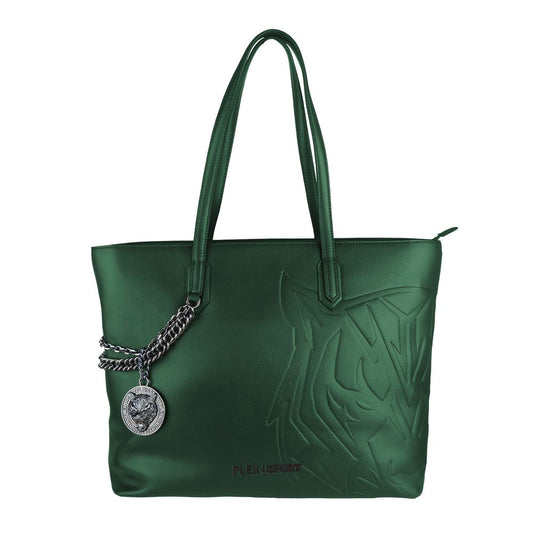 Sac à bandoulière Plein Sport en polyéthylène vert pour femme