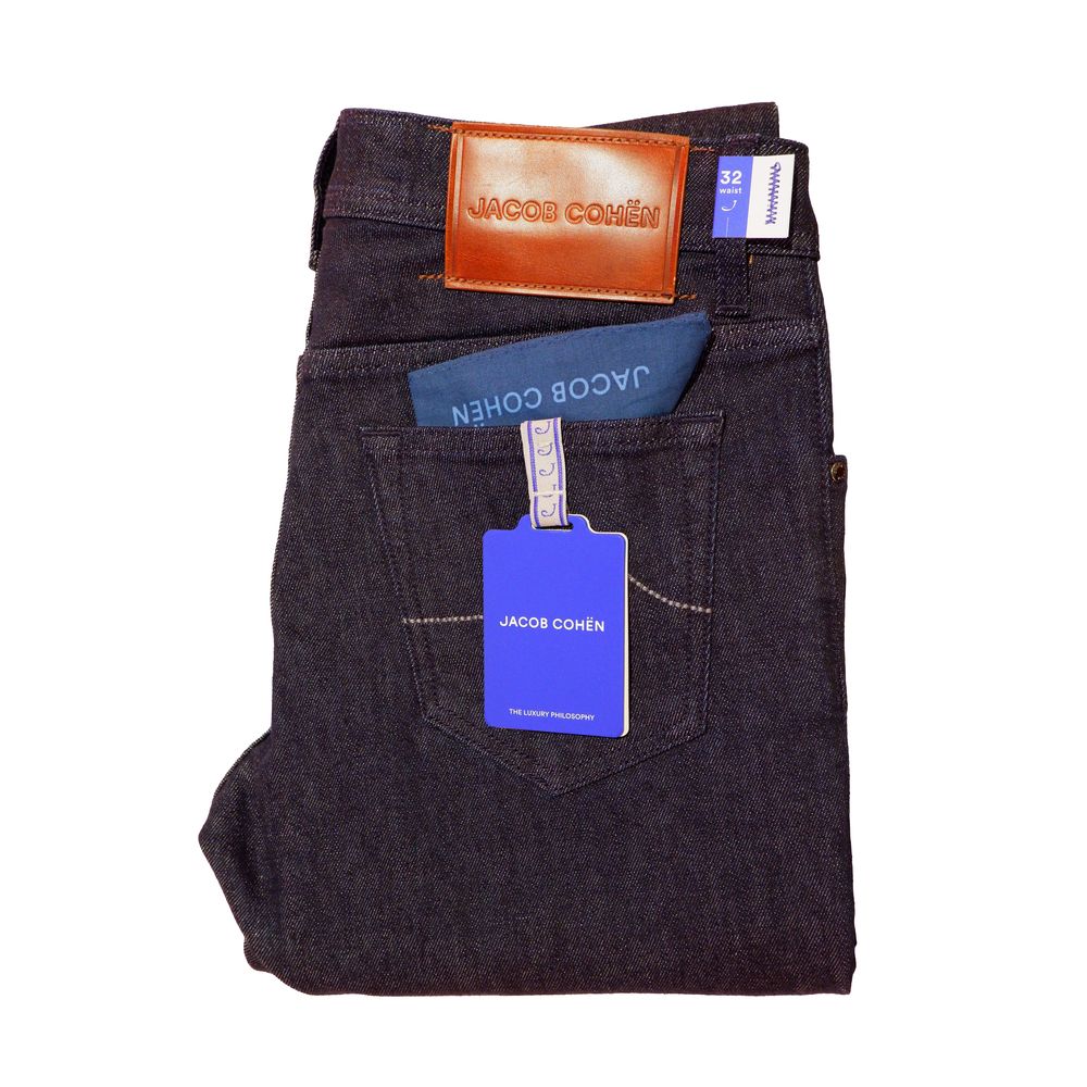 Jacob Cohen Blue Cotton Men Jeans