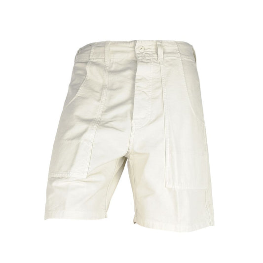 Shorts Bermuda en coton blanc pour homme de Don The Fuller