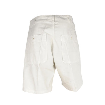 Shorts Bermuda en coton blanc pour homme de Don The Fuller