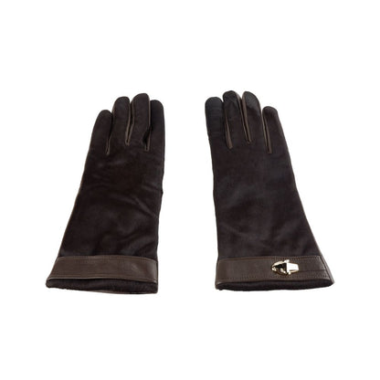 Cavalli Class Bruine Koeienhuid Dameshandschoen