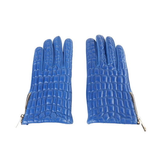 Cavalli Class Blauwe Lamsleren Dameshandschoen