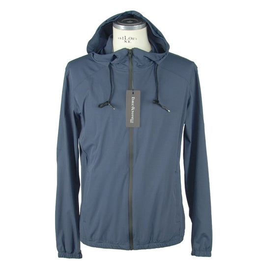 Veste homme en matière synthétique bleue Emilio Romanelli