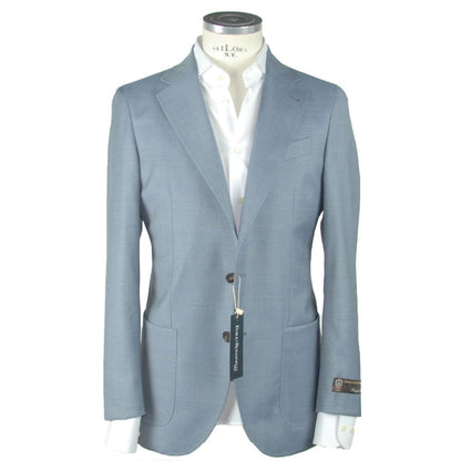 Blazer bleu en laine pour homme de Emilio Romanelli