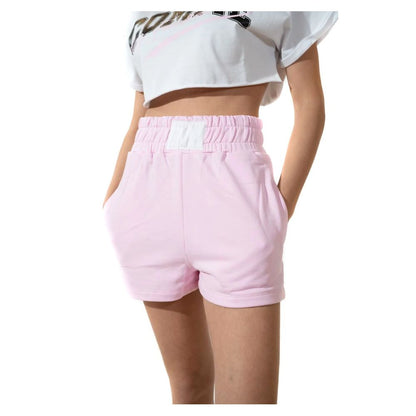 Comme Des Fuckdown Chic Stretch Katoenen Logo Shorts