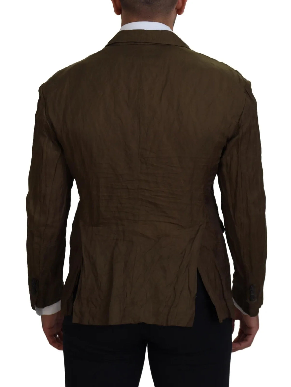 Veste blazer homme Dsquared² verte, à simple boutonnage
