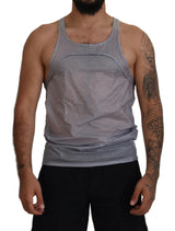 Débardeur homme en coton gris clair sans manches Dsquared²