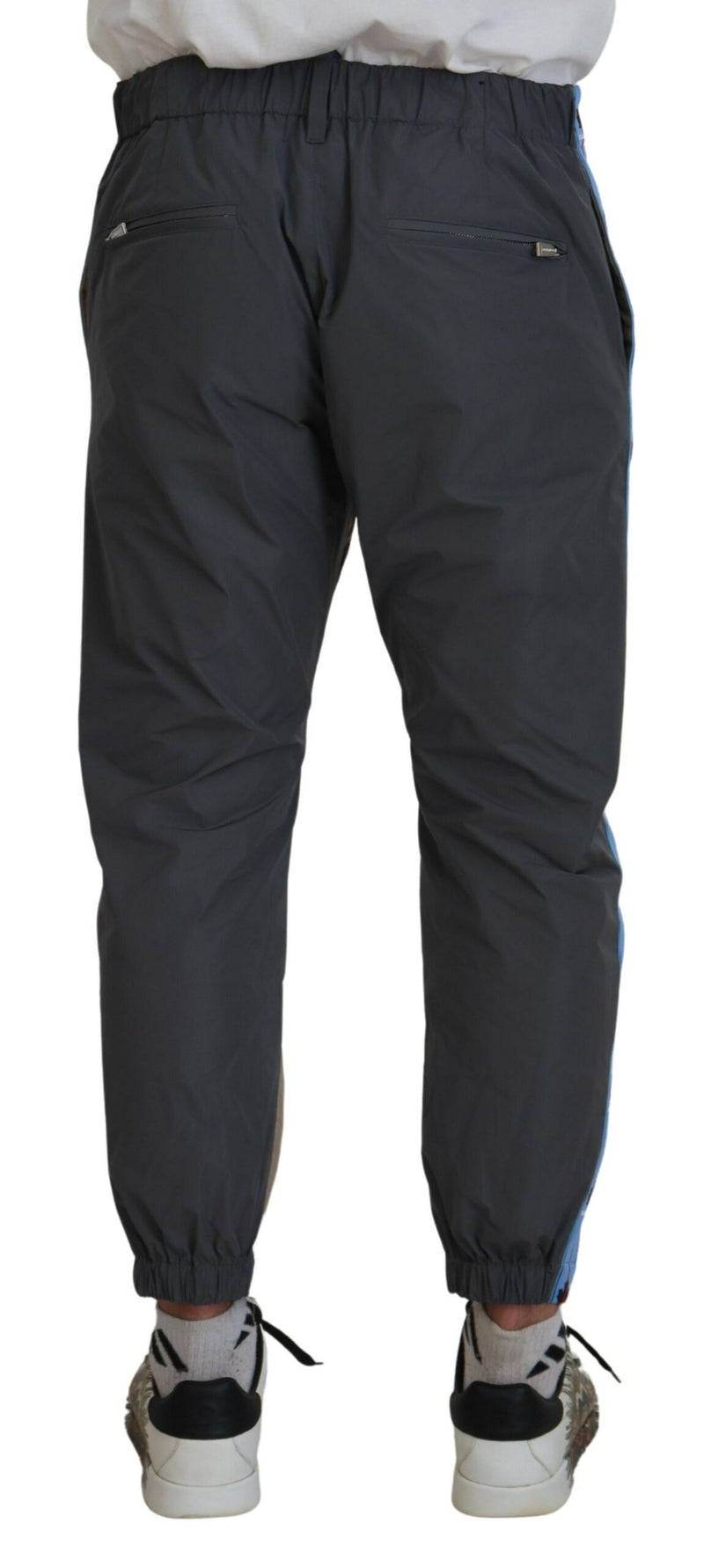 Pantalon décontracté homme Dsquared² en coton, bicolore brun et gris.