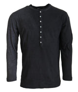 Pull en coton et lin noir à manches longues de Dsquared²