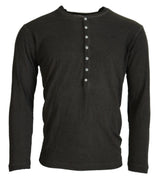 Pull en coton et lin gris à manches longues de Dsquared²
