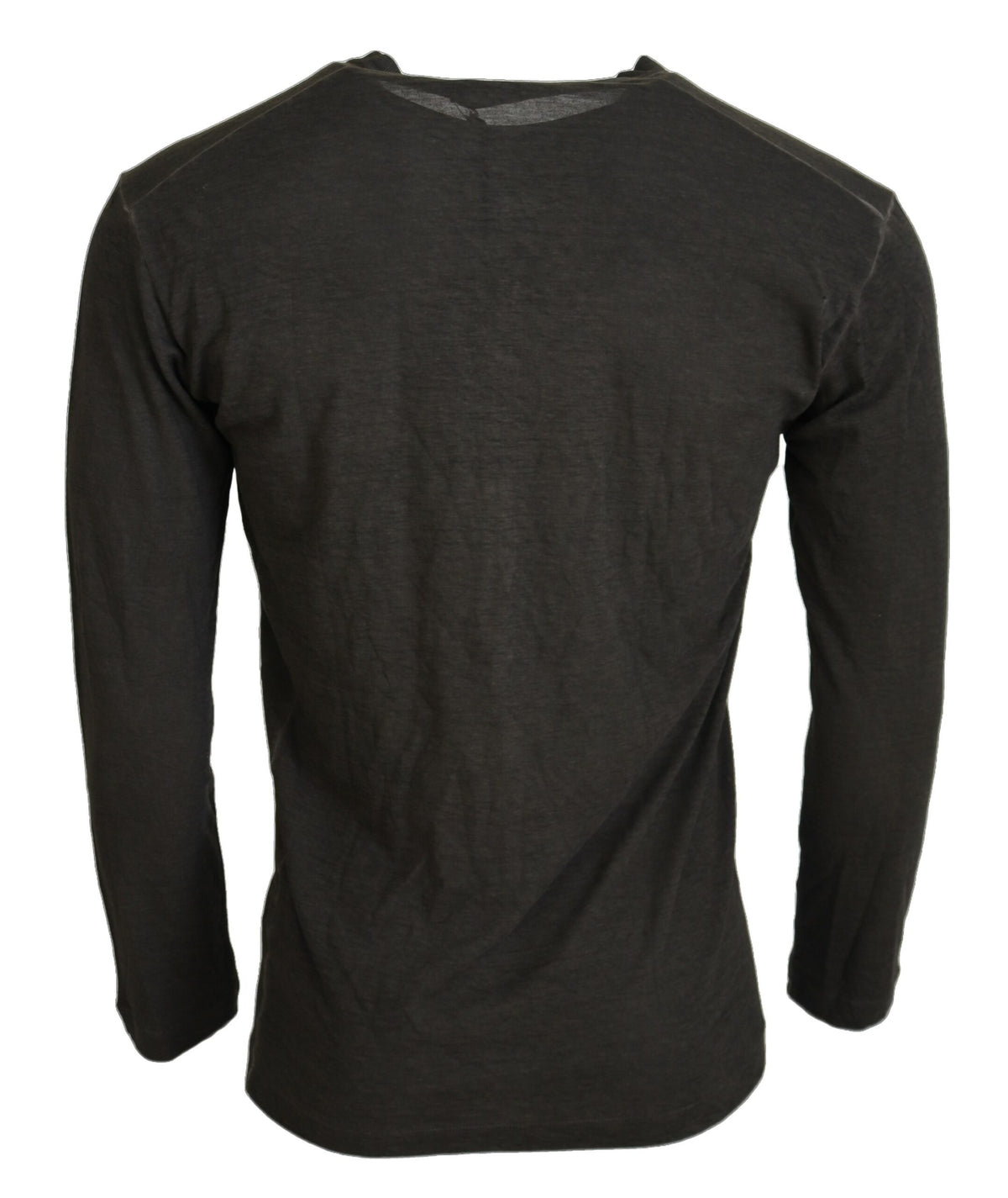 Pull en coton et lin gris à manches longues de Dsquared²