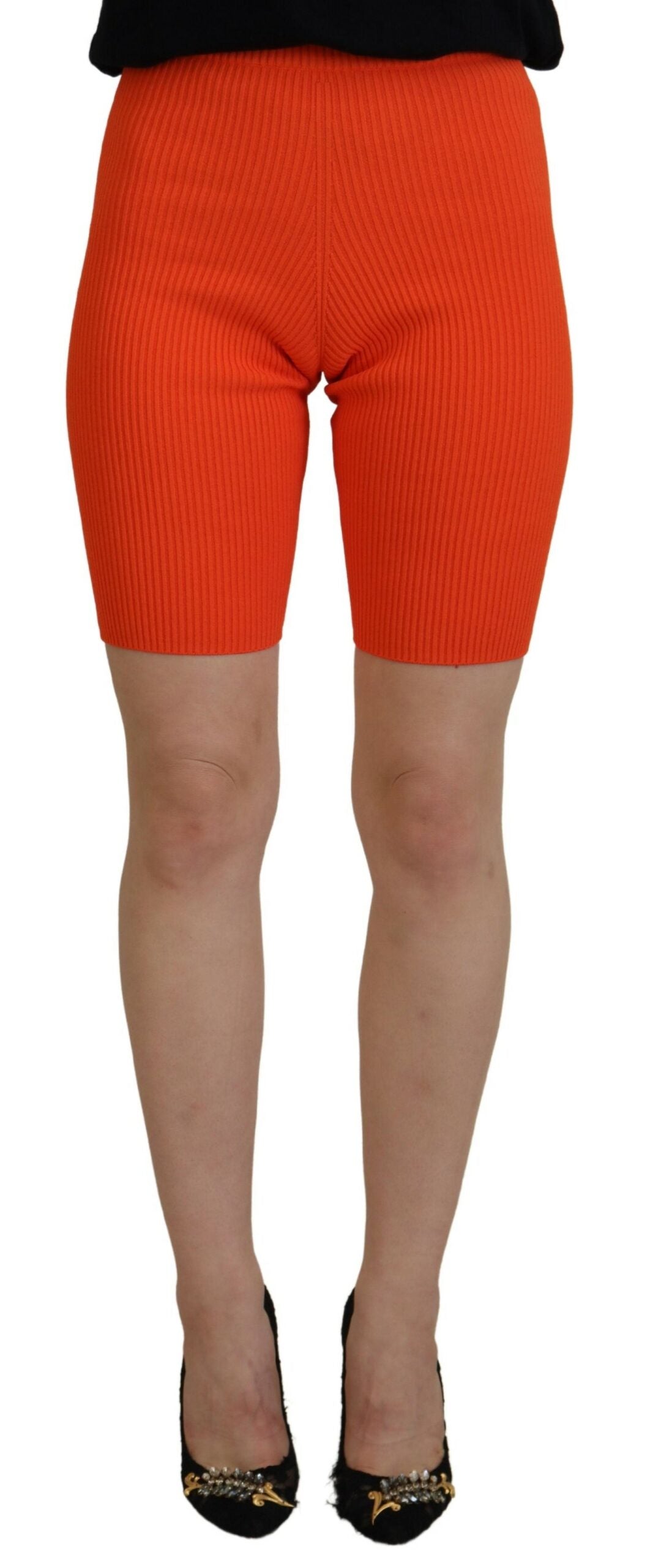 Dsquared² Bermuda Shorts Orange - Slim Fit Mid Waist