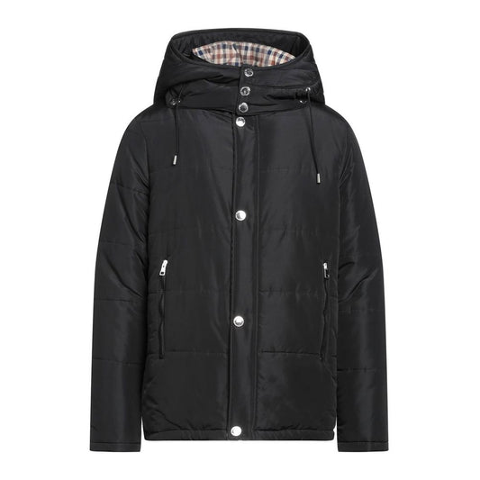 Veste homme en polyamide noire Aquascutum