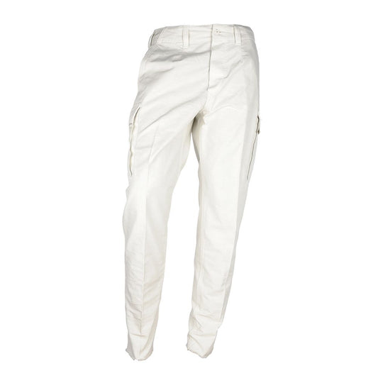 Pantalon homme en coton blanc Don The Fuller