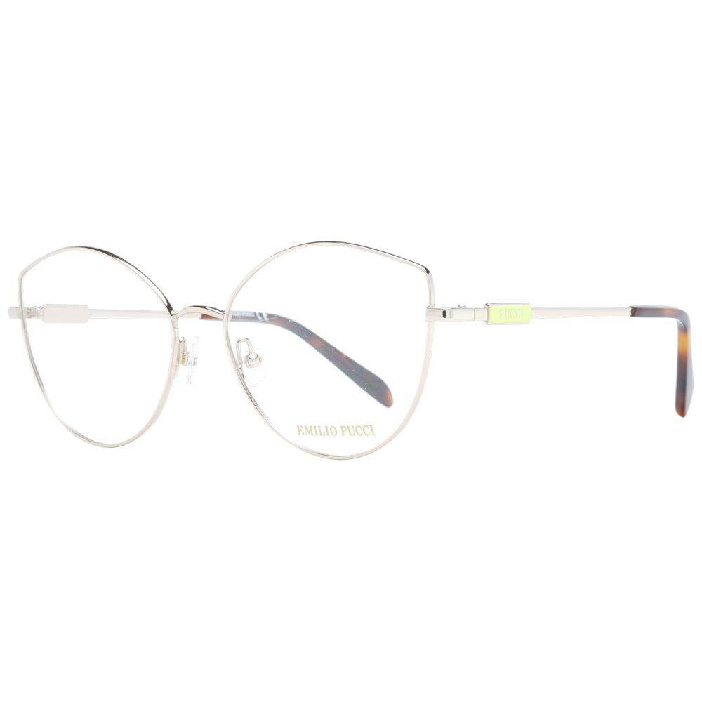 Emilio Pucci Silver Women Glasses Frame - Cat Eye Style