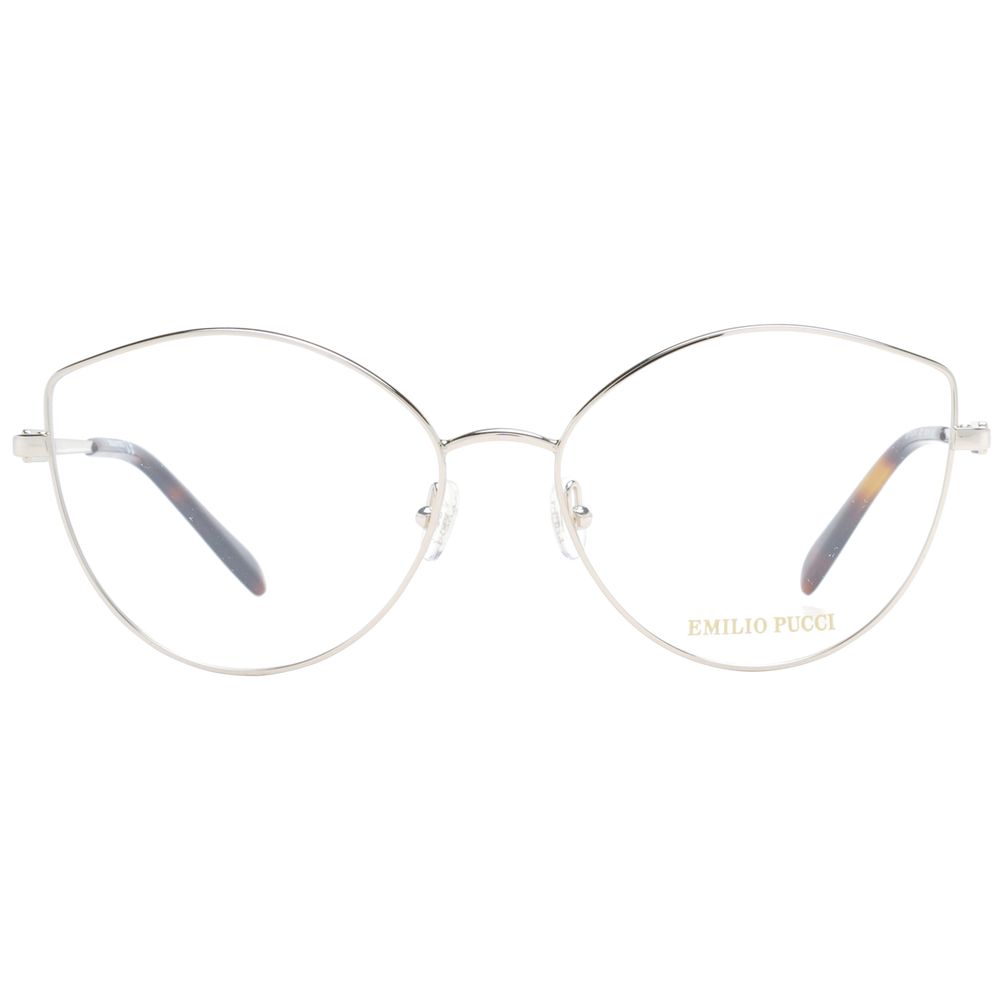 Emilio Pucci Silver Women Glasses Frame - Cat Eye Style
