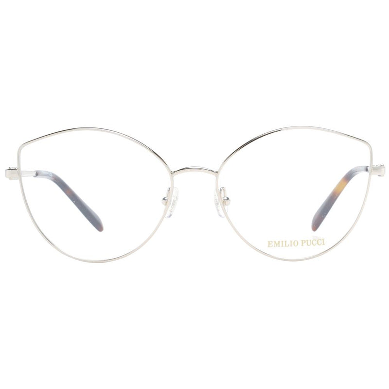 Emilio Pucci Silver Women Glasses Frame - Cat Eye Style