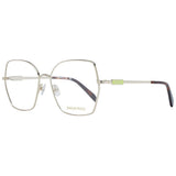 Emilio Pucci Gold Women Glasses Frame - Elegant Butterfly Design