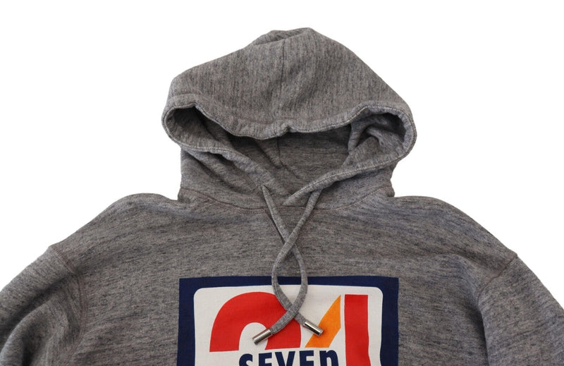 Dsquared² Sweatshirt à Capuche en Coton Gris avec Imprimé Logo