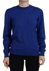Dsquared² Pull Casual Bleu à Manches Longues Col Rond