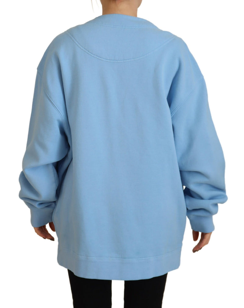 Dsquared² Cardigan en Coton Bleu - Élégance et Confort
