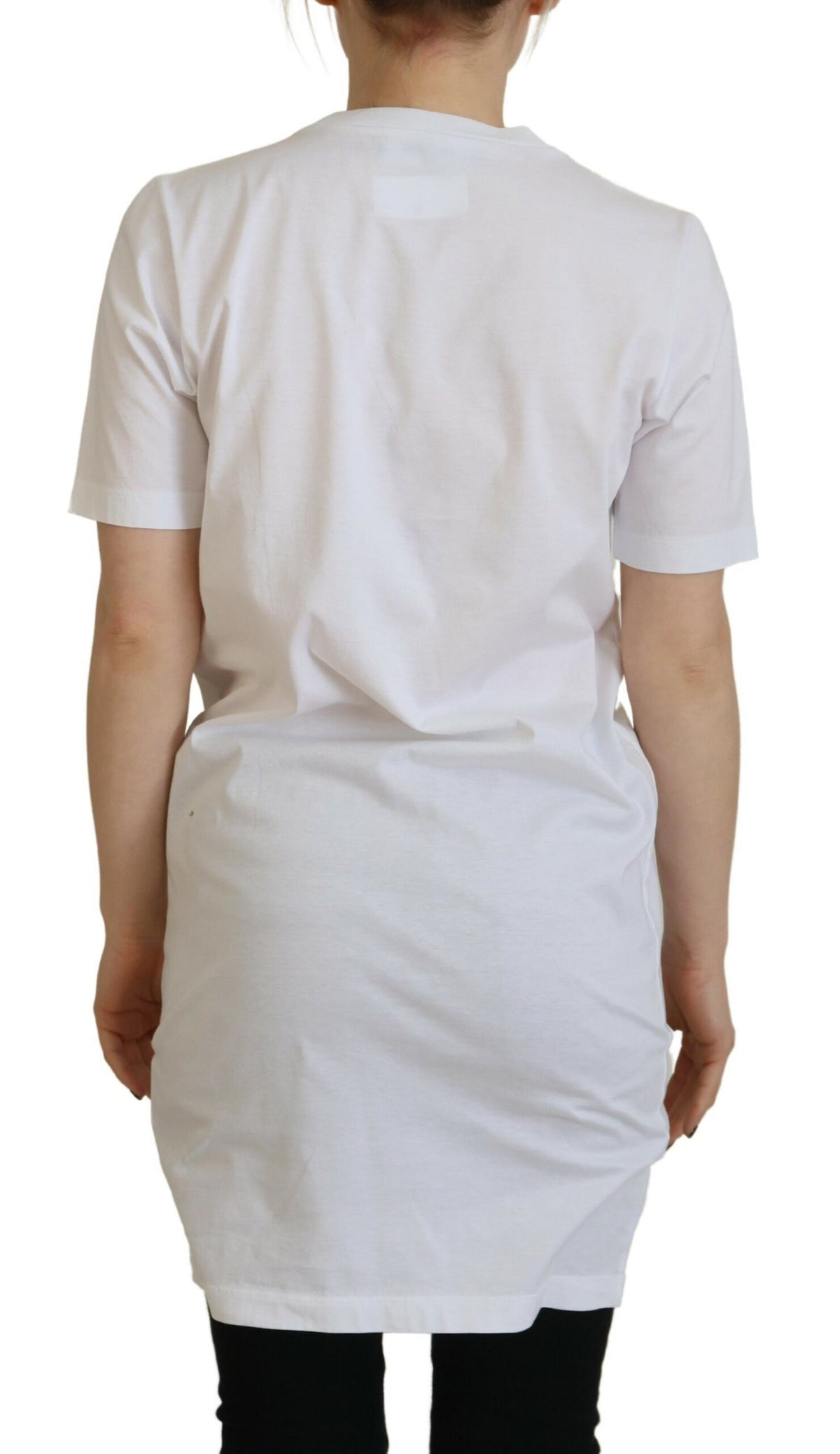 Dsquared² T-shirt en coton blanc avec imprimé logo Icon