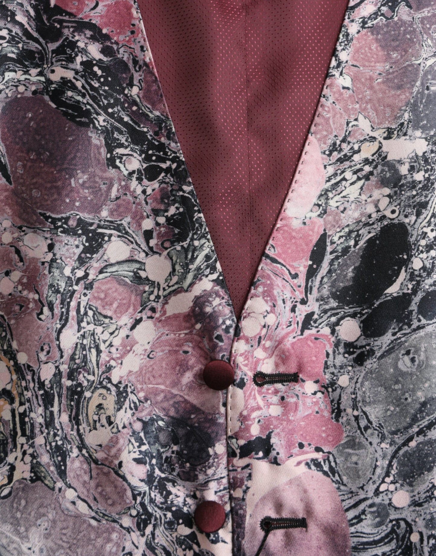 Gilet en soie multicolore à motif galaxie Dolce & Gabbana