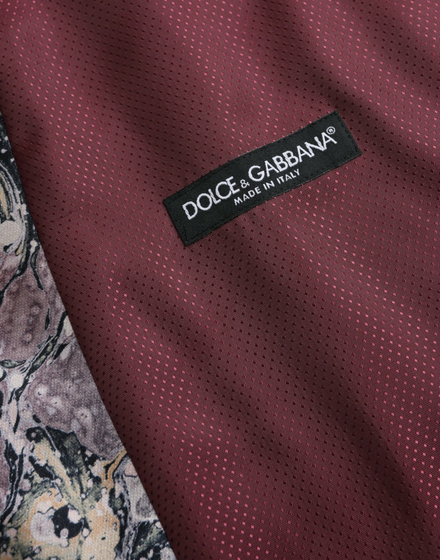 Gilet en soie multicolore à motif galaxie Dolce & Gabbana