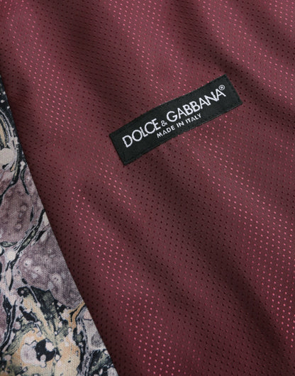 Gilet en soie multicolore à motif galaxie Dolce & Gabbana