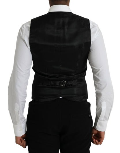 Dolce & Gabbana Rood fluwelen zijden vest, formele vest.