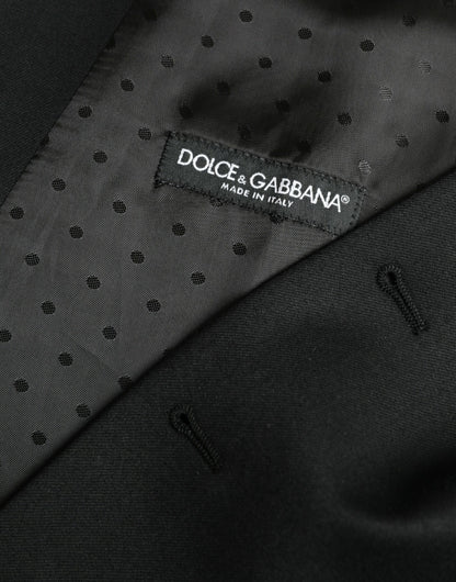Dolce & Gabbana Zwarte Zijden Vestjurk Formeel Vest