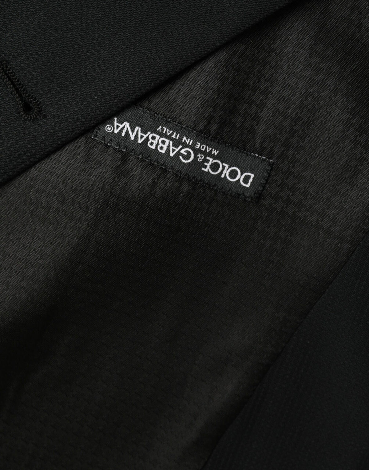 Dolce & Gabbana Black Wool Waistcoat - Elegant Formal Vest