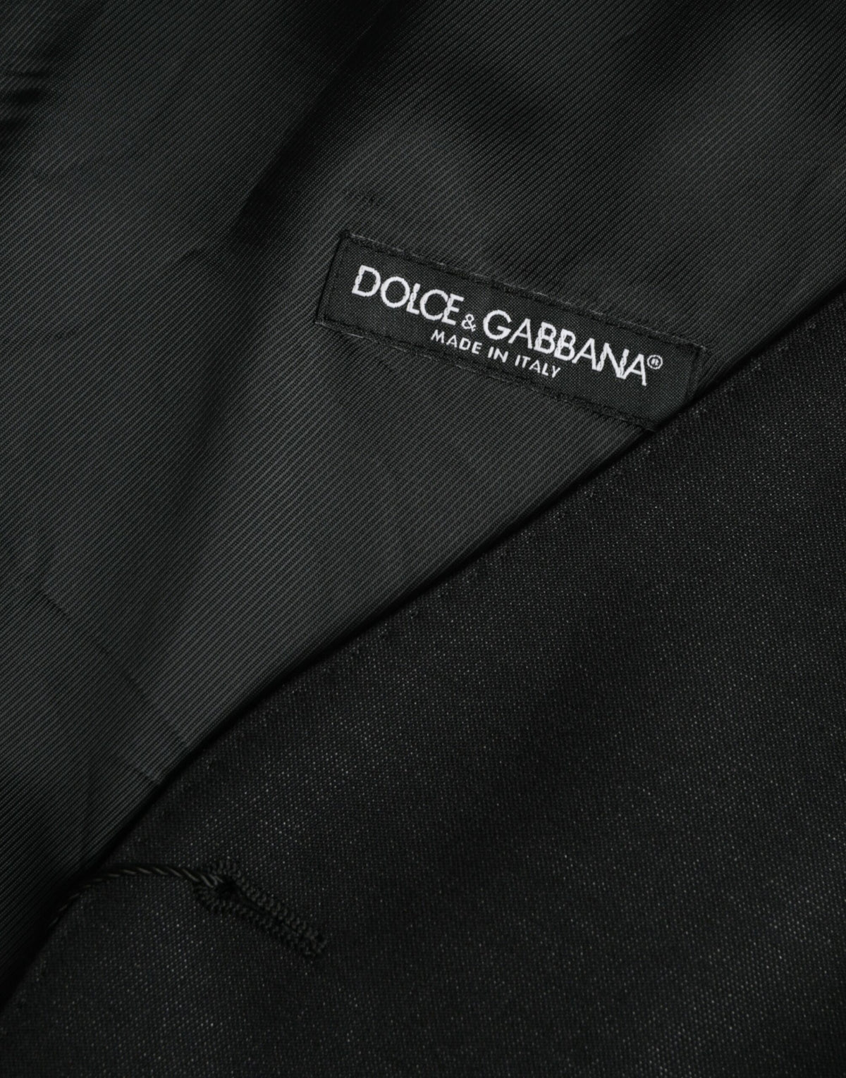 Dolce & Gabbana Black Wool Waistcoat - Elegant Formal Vest