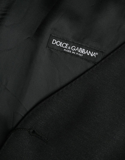 Dolce & Gabbana Zwarte Wollen Vestjurk Formeel Vest