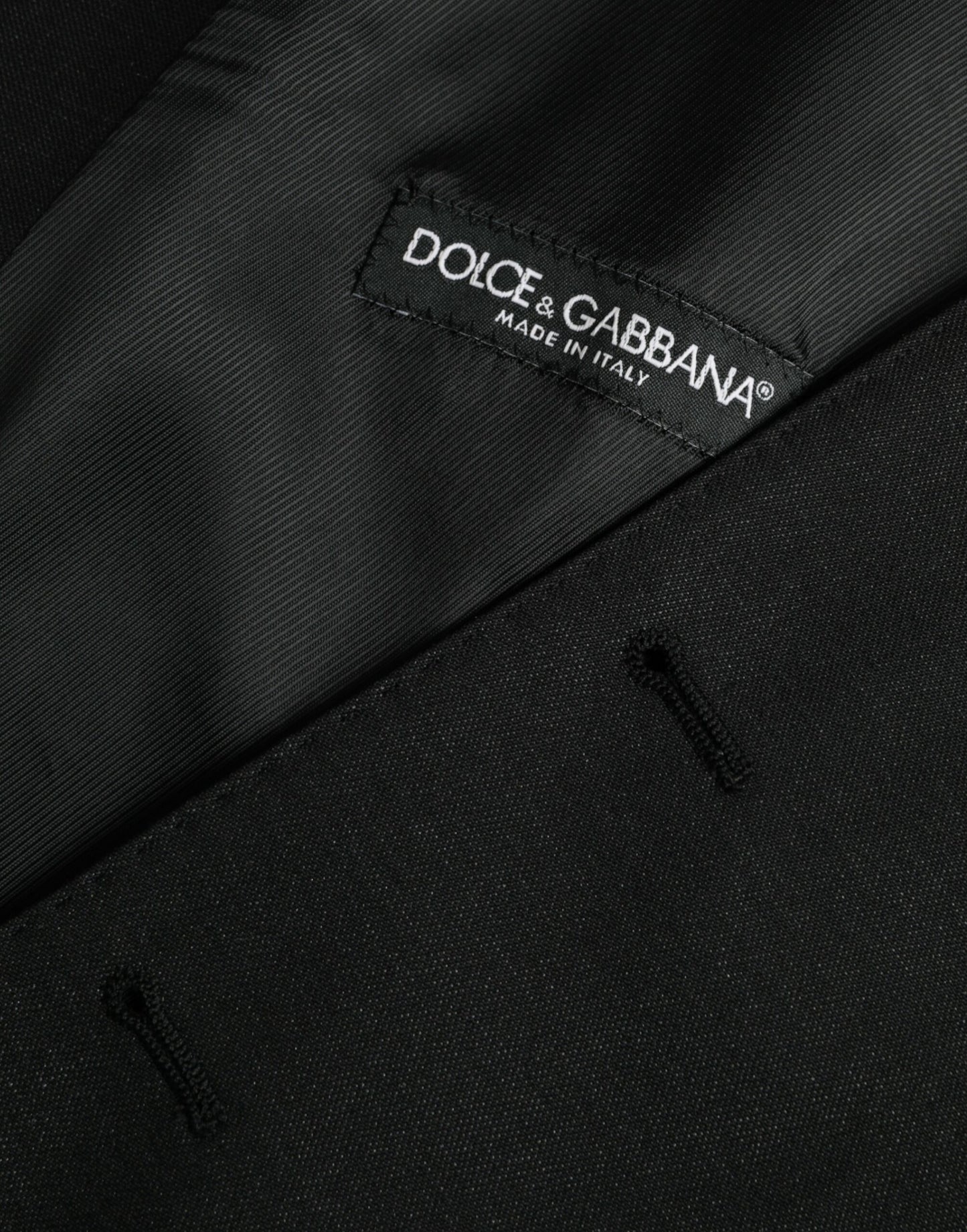 Gilet-robe noir en laine de Dolce & Gabbana, gilet formel.