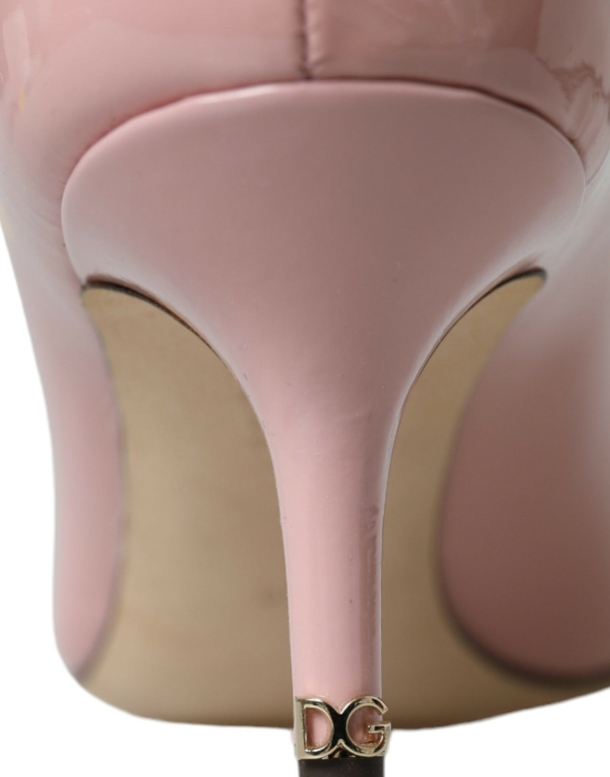 Dolce & Gabbana Light Pink Patent Leather Heels Pumps
