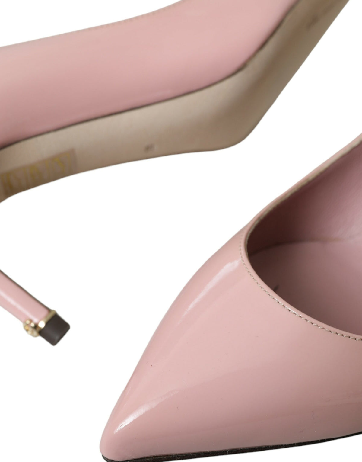 Dolce & Gabbana Light Pink Patent Leather Heels Pumps