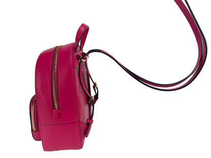 Michael Kors Jaycee Mini XS rugzak van geprint leer met ritssluiting