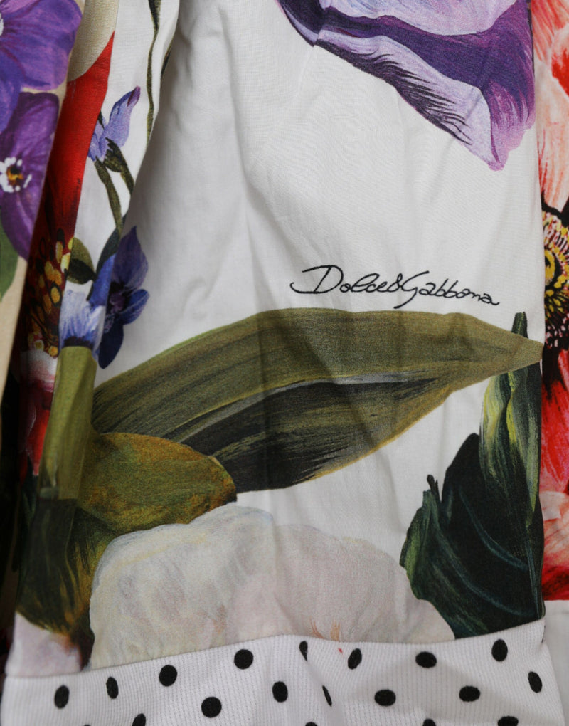 Dolce & Gabbana Multicolor Patchwork Cotton A-Line Mini Dress